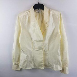 Vintage Christian Dior Double Breasted Top Size 10
